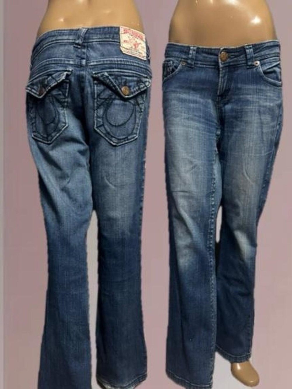 True religion, Y2K, baggy, straight leg jeans